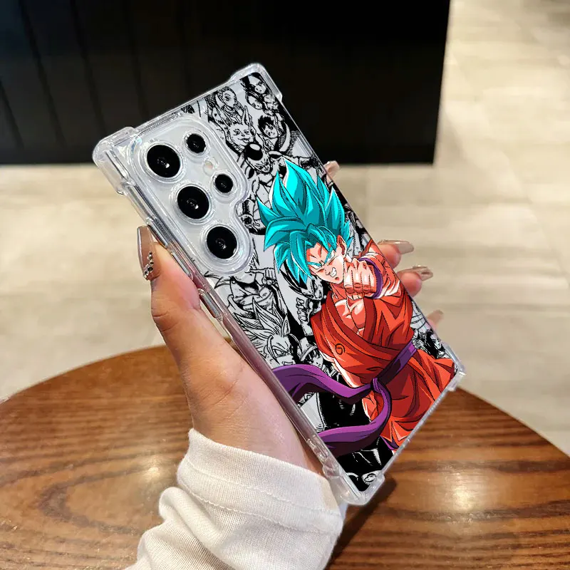 Dragon Ball Goku Vegeta Super Saiyan Handyhülle für Samsung Galaxy S25 S24 FE S26 S23 S22 S21 S20 Ultra S26 Plus S25 FE Cover – Detail 6