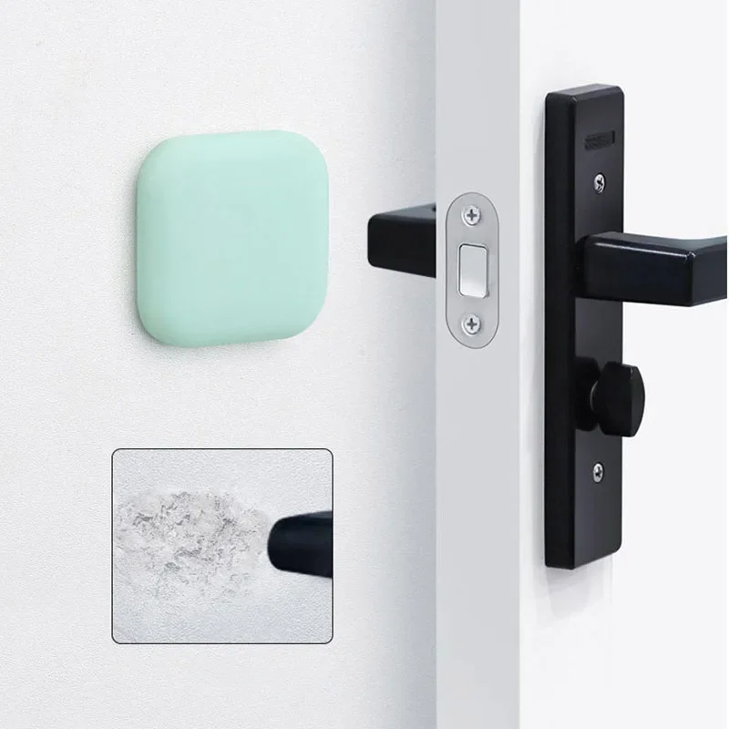 Door Stopper Silicone Handle Bumpers Self Adhesive Mute Anti-Shock Protection Pad Wall Protector