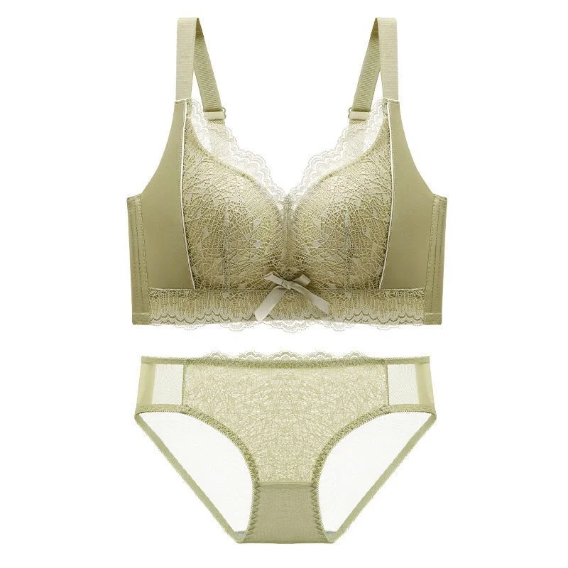 Lace Underwear Women's Panties Seamless Bras and Panty Sets for Women Korean Style Lingerie Set Bralette Lenceria Para Damas