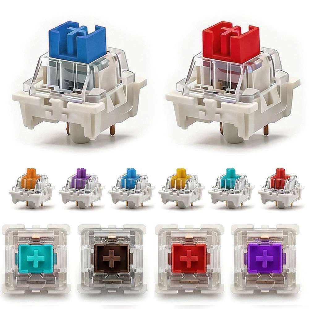 110pcs Outemu 3Pin 스위치(기계식 키보드용) Clicky Linear Ta..