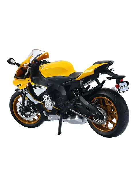 Maisto Yamaha YZF R1 1:12 Scale diecast Metal Model Miniature Show  Motorcycle, for Collectors, Gifting, Décor and Love of Biking