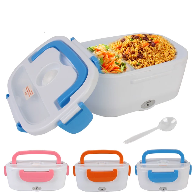 Stoviglie viaggio auto lavoro riscaldamento Bento Box riscaldamento rapido  contenitore per alimenti elettrico riscaldato Lunch Box portatile Bento Box  - AliExpress