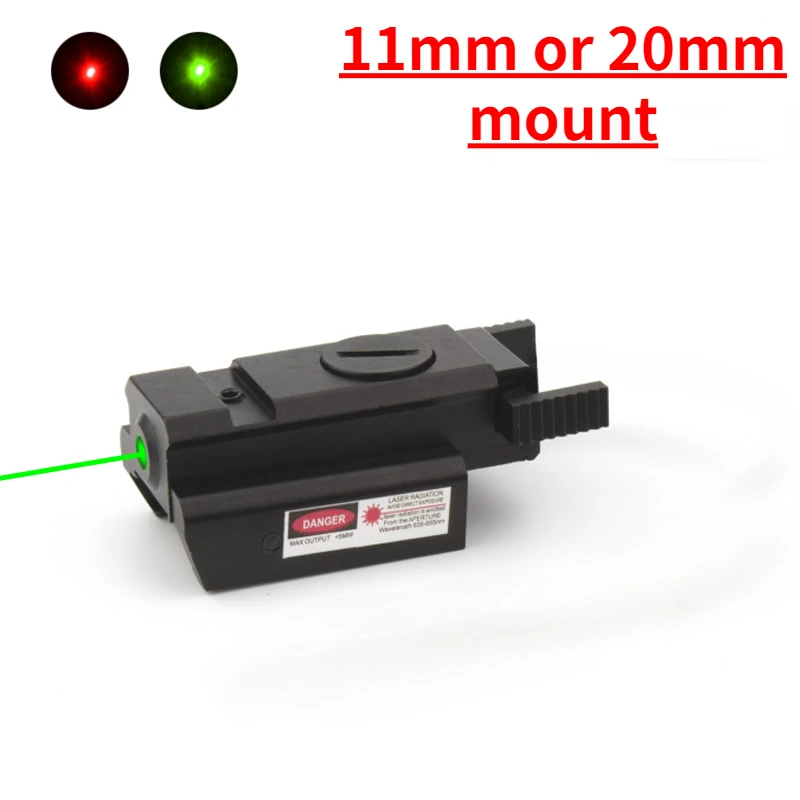 

Red Laser Calibrator Tactical Hunting Mini Compact Red Dot Laser for Pistol Sight with 11mm/20mm Weaver/Picatinny Rail Laser