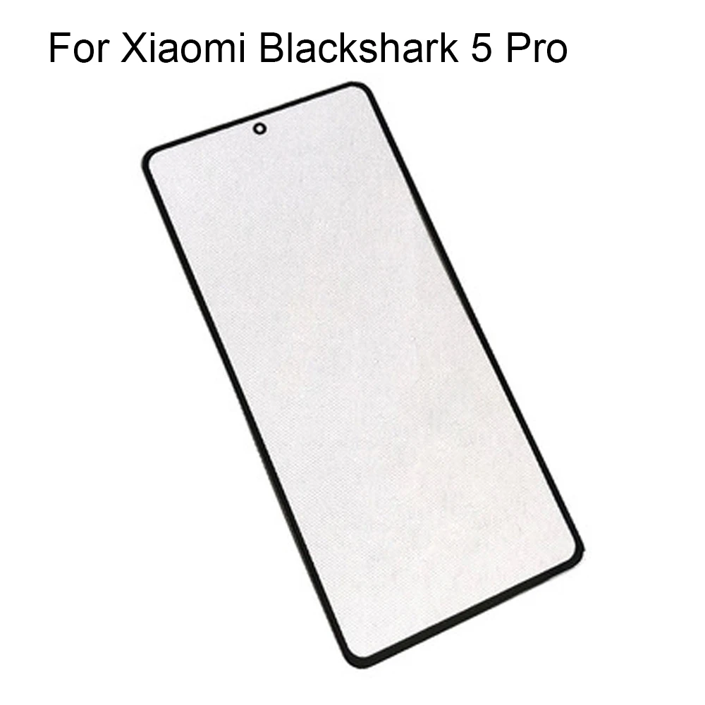 

2 шт. для Xiaomi Blackshark 5 Pro Передняя ЖК-стеклянная линза сенсорный экран 5 Pro Сенсорная панель внешнее стекло экрана без гибкости
