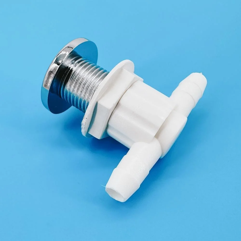 &Phi;11.5mm Five-hole Needle Nozzle 35mm ABS Cover Bubble Nozzle Chromed Cap Nylon Base Hot Tub Air Jet Massage Bathtub Jet