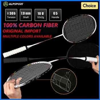 Ultralight Carbon Badminton Racket 1