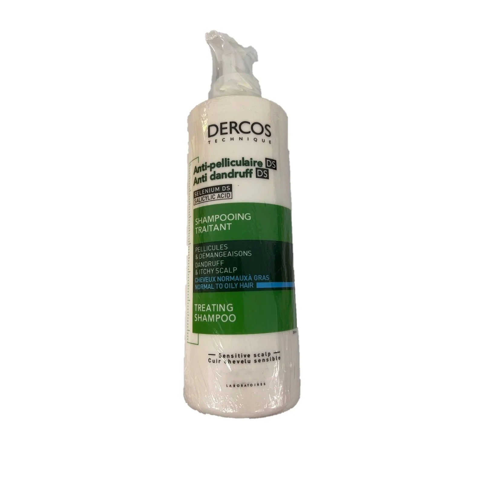 Champú con etiqueta verde Champú azufrado Anticaspa Mejora el picor del cuero cabelludo Control de la grasa Champú calmante contra la caspa
