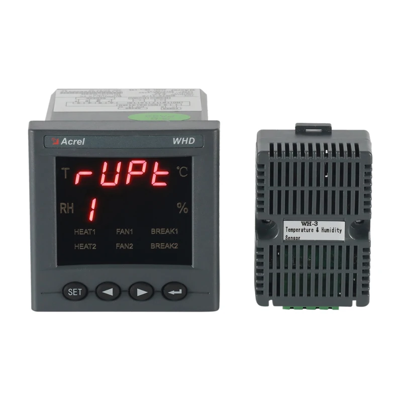 

High temperature monitoring of electrical cabinet WHD72-11 intelligent temperature&humidity controller withRelay Control Output