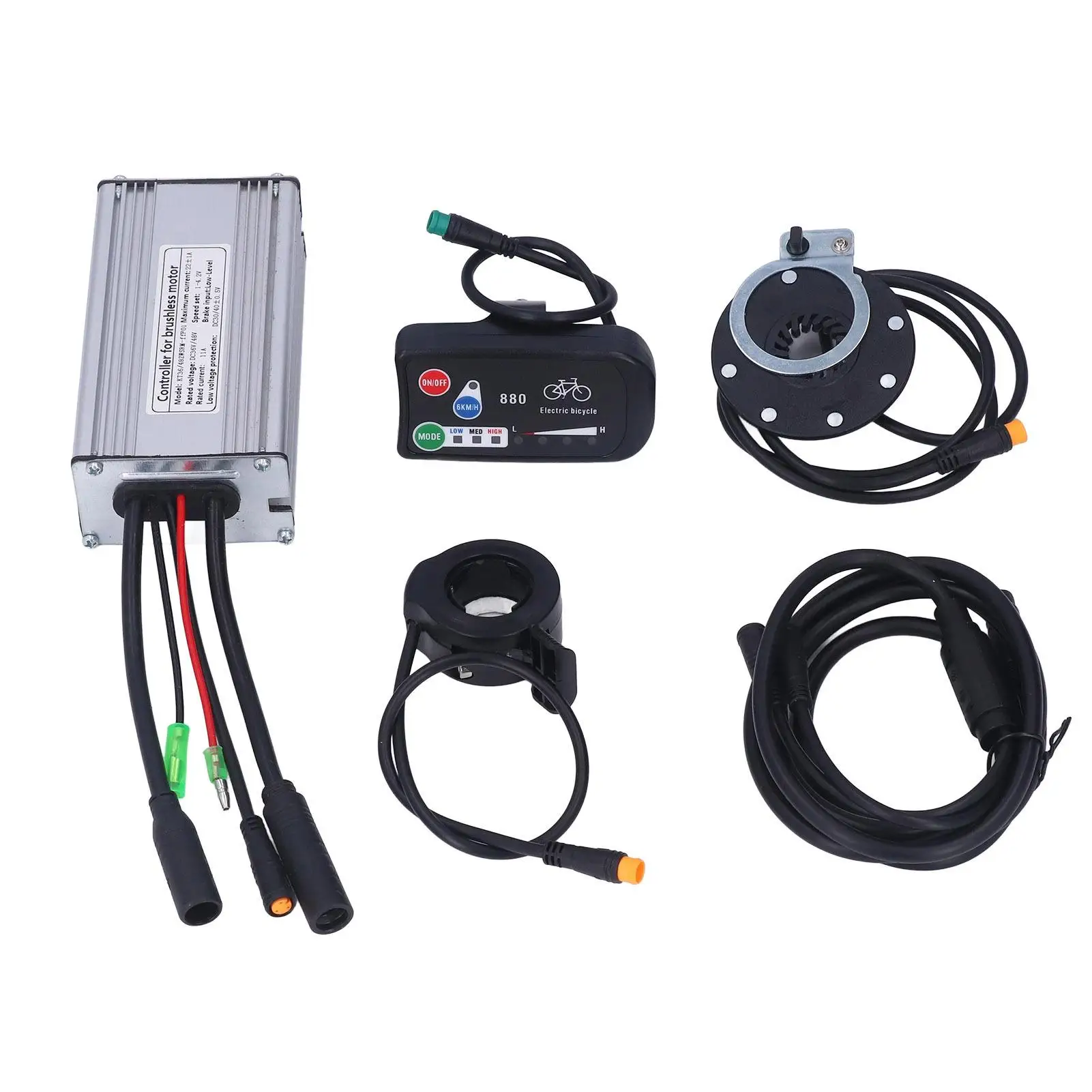 for 500w Brushless Electric Bike Conversion Kit-36V/48V Motor Controller with Excellent Heat Dissipation