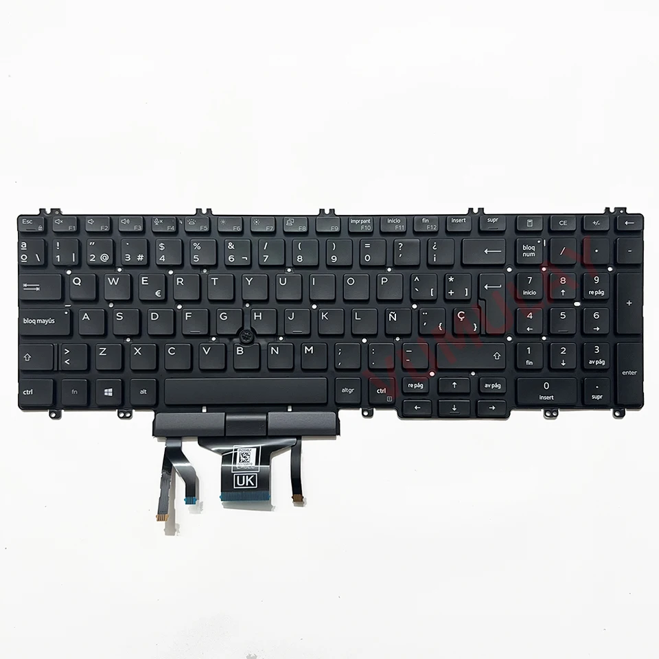 Clavier AZERTY Rétroéclairé Pour Dell Latitude 5500/Precision 3540 - Neuf, Référence 0VTXVN
