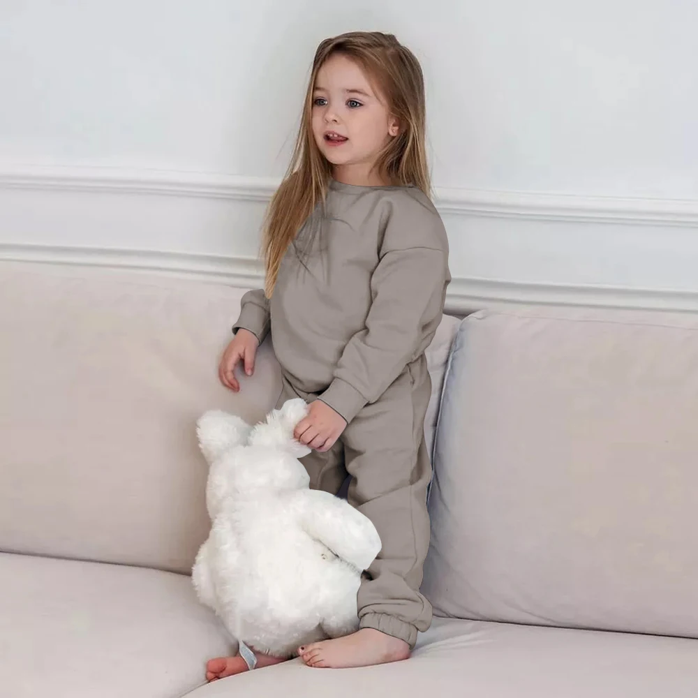 Girls’ Fleece Tracksuit 2-Piece Set 2