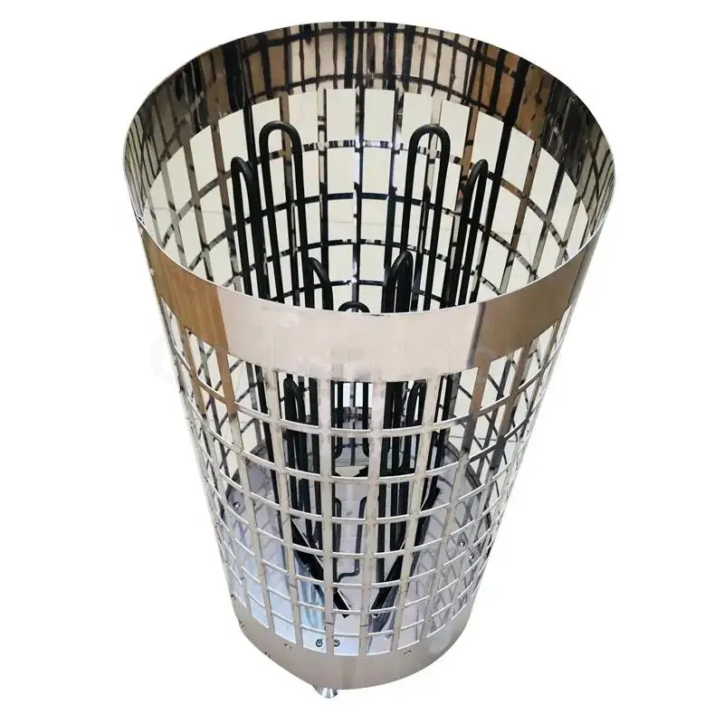 6KW Stainless Steel Ultra-thin Outside Controller Sauna Heater Electric Dry Steam Sauna Stove For Sauna Room 3