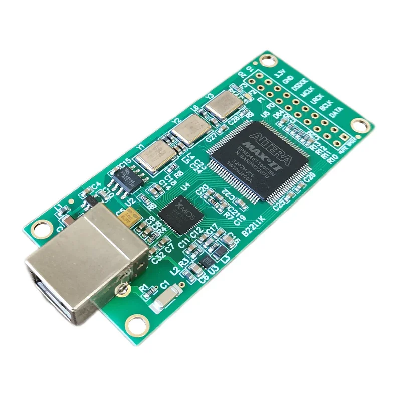 

Nvarcher XMOS XU208 цифровой интерфейс USB модуль USB для I2S/IIS асинхронная USB-карта DSD256/PCM384 для DAC