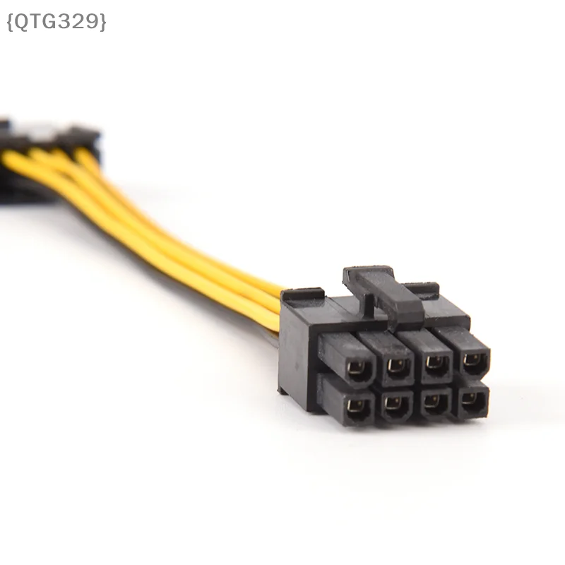 【F2-QT329】PCI-E 8핀 남성-여성 전원 연장 케이블 - 간편한 연결을 위한 PCI Express 비디오 카드 어댑터