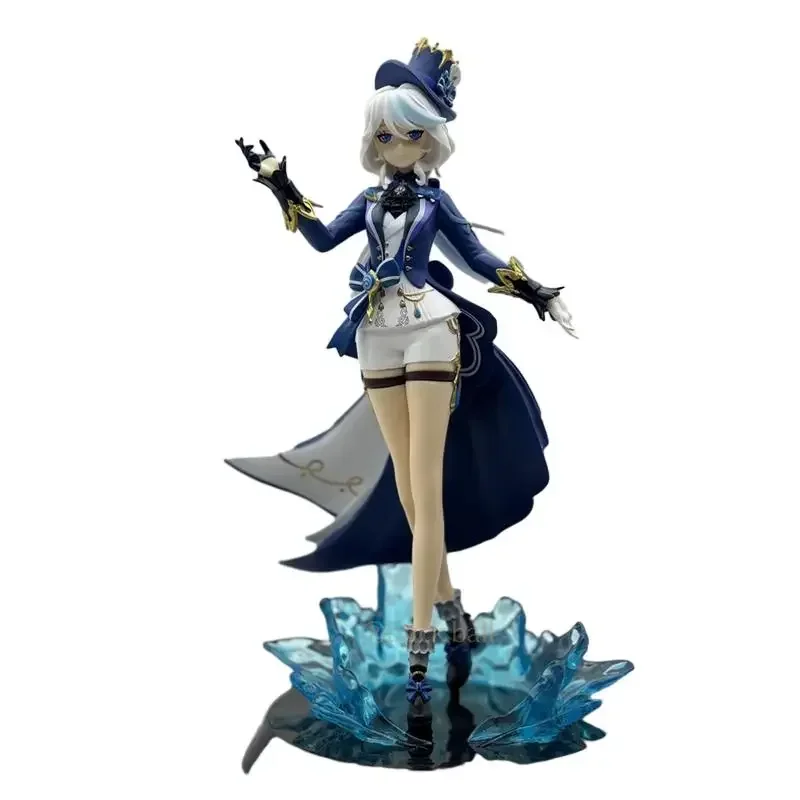 

28cm Genshin Impact De Fontaine Anime Figure Game Character Furina Statue Figurine Collectible Girls Model Toy Birthday Gifts
