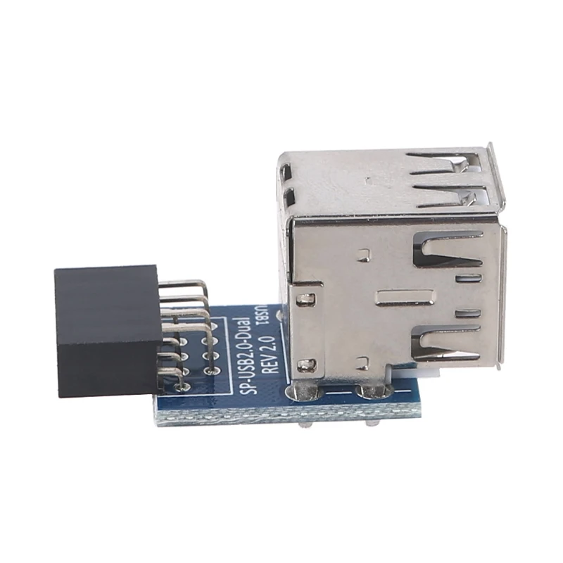

Двухслойная док-станция USB Type-A, USB, штырьковый разъем на 2 порта, конвертер X3UF, 1 шт.