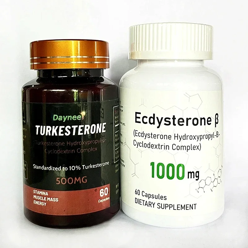 Turkesterone Capsules+Ecdysterone Capsules 2 Bottle
