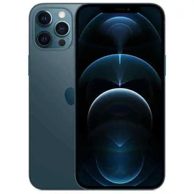 Apple iPhone 12 Pro Max Unlocked Original 128GB/256GB ROM Face ID 6.7" OLED Screen A14 Bionic Chip 12MP Camera Moble phone