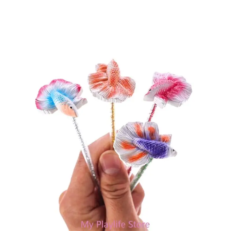 Betta Training Wand Simulation Betta Wand Betta Fish Training Stick Per Pesci Acquari Attivi Bacchetta Accessori Per Acquario