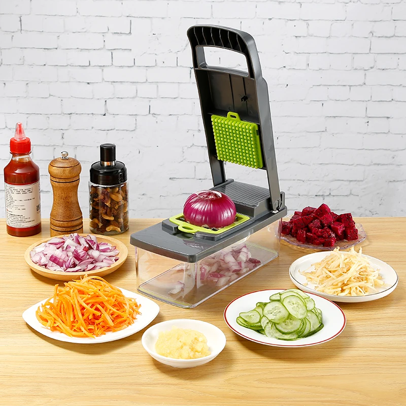 Fruit Vegetable Peeler Multifunctional 14/16 in 1 Chopper Slicer Dicer