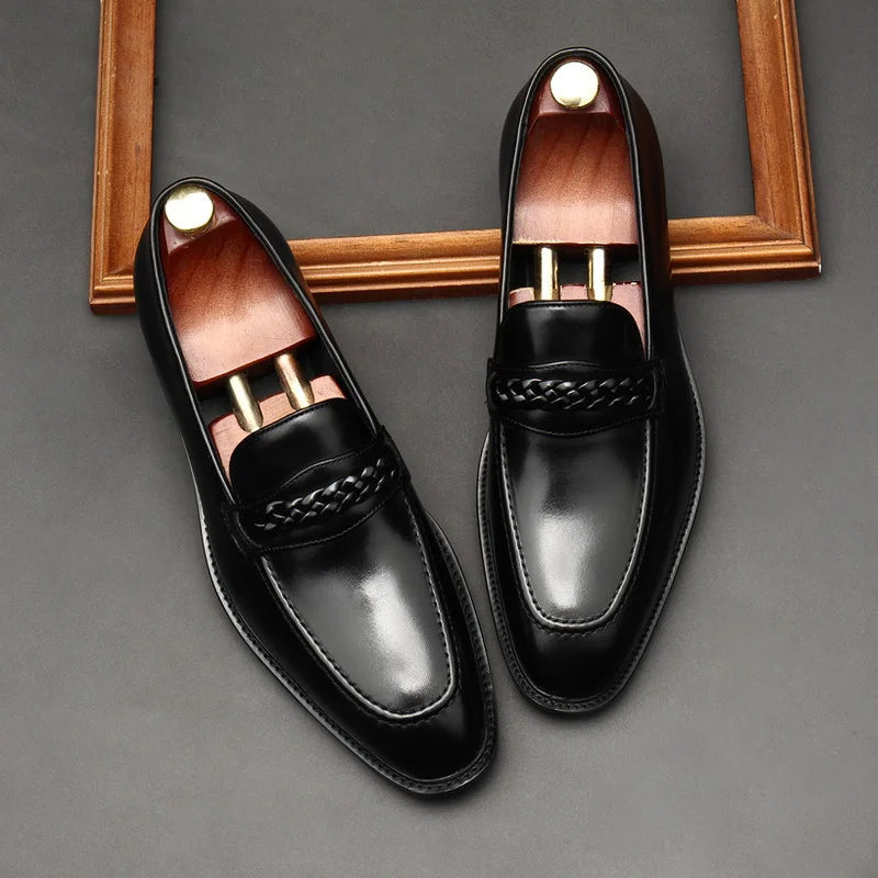 New Shoes Man, foot cover, style, leather production, handmade men's shoes, large, married. Dress size