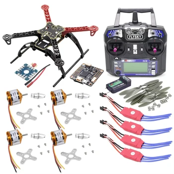 Kit Drone F330 330mm con Carrello di Atterraggio, Motore FS I6 F4 V3S FC A2212 KV930 2-3S, ESC Simonk 20A, Eliche 8038 per Drone RC Giocattolo