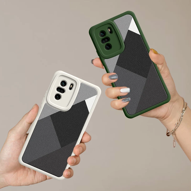 Простой чехол для Redmi A1 A2 10 10C 10X 12C K40 K60 NOTE 11 PRO 11T 12, ультра модный красивый кожаный мягкий защитный чехол