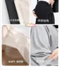 Maternity Pants for Spring and Summer: Wide-Leg Trousers with Drawstring, Suitable for Wearing Outside  maternity clothes 6