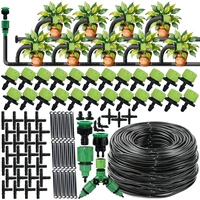 5-30M Garden 1/4'' Hose Drip Irrigation Kit Automatic Watering System Adjustable Portable Water Saving Greenhouse Plant Flower