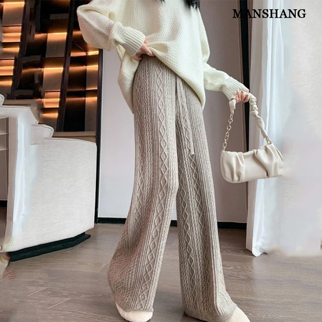 Cigarette pants women in pure wool Super 150's