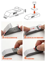 Hobby Model Sandpaper sander No glue sanding board Sandpaper Holder 45° 60° 90° Size For Model Building DIY Accessories Tool 2