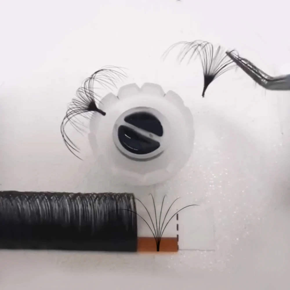 Eyelash Extensions Abonnie Easy Fans Volume Lashes Extensions Auto Fans Eyelashes False Flowering Auto Fan Eyelashes Blooming Volume Cilios