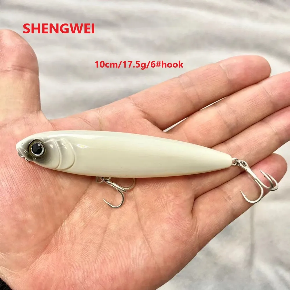 Señuelo de pesca con superficie ondulada, accesorio para pescar, Word Dog, 100mm, 17,5g
