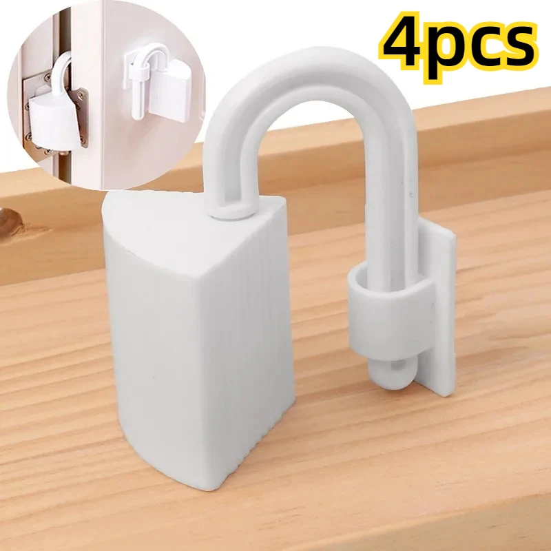 1/2/4pcs Door Stopper Baby Safety Door Lock Door Hinge Anti Pinch Hand Kids Children Finger Protector