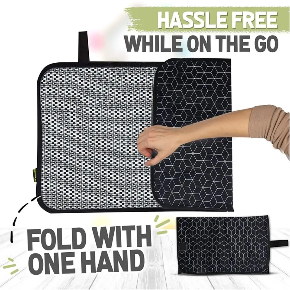 Professional Foldable Baby Changing Mat Waterproof Oxford Nappy Sheet Portable Durable Newborn Diaper Pad Outdoor