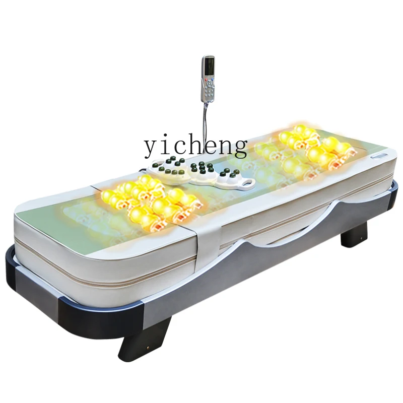 

ZC Multi-Function Tepidity Therapy Bed Temperature Jade Massage Couch Household Automatic Whole Body Electric Massage Bed