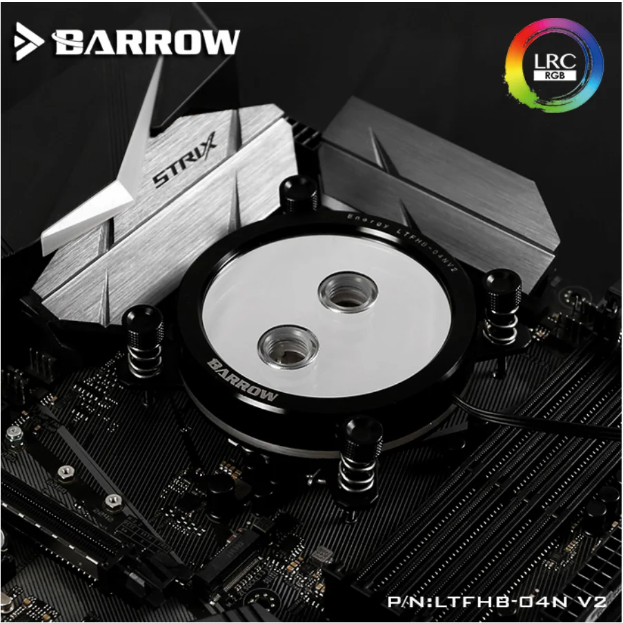 

Barrow LTFHBA-04N V2 For Intel Lga115x CPU Water Blocks Mirror Extreme, LRC RGB v2 Acrylic Microcutting Microwaterway
