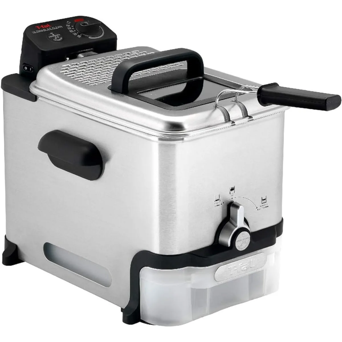 

T-fal 1700 л фритюрница с корзиной, Вт, фильтрация масла, контроль температуры, цифровой таймер, детали для посудомоечной машины