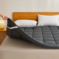 152x203cm 160x200cm 180x200cm Quilted Mattress Pad with Lacing 4