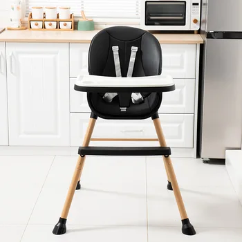 Soft and Breathable Baby Dining Chairs, Children's Table Chair,  Multi-functional Learning Seat Baby Feeding Chair High Chairs 1
