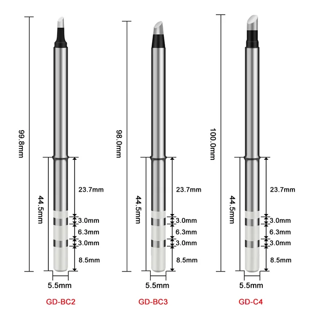 GVDA 전기 납땜 인두 팁: 전문가 수준의 작업을 위한 내구성 있는 업그레이드