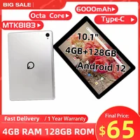 Type-C Android 12 Tablet 4GB RAM 128GB ROM 10.1 INCH Octa Core MTK8183 CPU WIFI Bluetooth 5.0 8.0MP + 13.0MP 6000mAh 1