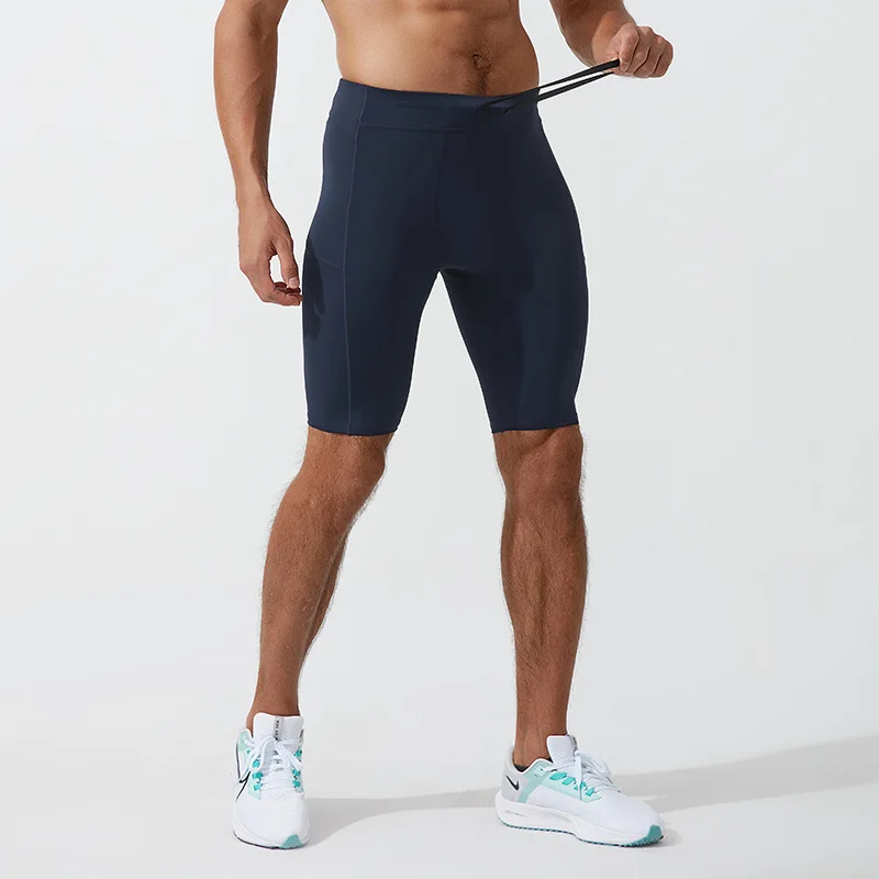 Compression Shorts Men Quick Dry Bodybuilding Tights Shorts Fitness Leggings Elastic Waist Sport Bottoms Gym Running Shorts Men 3