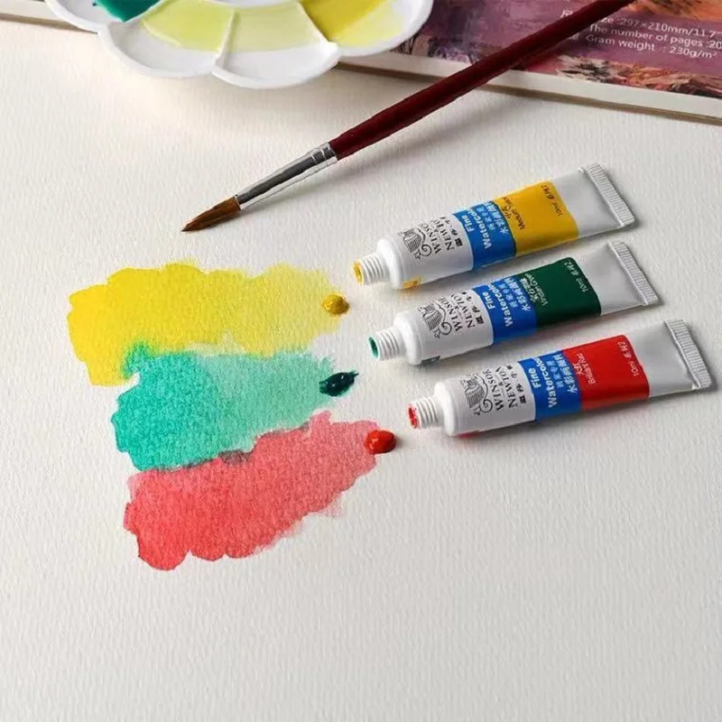 Watercolor Painting Set Watercolor Paint Watercolor Pigment Winsor & Newton Professional Fine Water Color Set 12/18/24/36 Colours 10ML Watercolour for Beginner Painting Artists Drawing Art