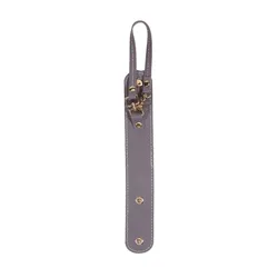 Elegant Vintage Leather Strap with Clasp - Versatile Holder (Purple)