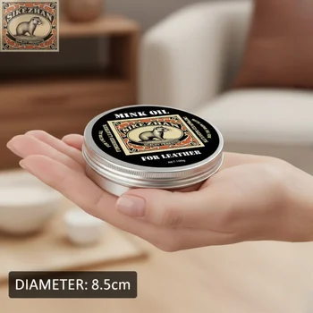 Mink Oil Leather Conditioner Balm for All Leather Products – Natural Odorless Care Cream for Shoes, Boots, Bags, Sofa 6