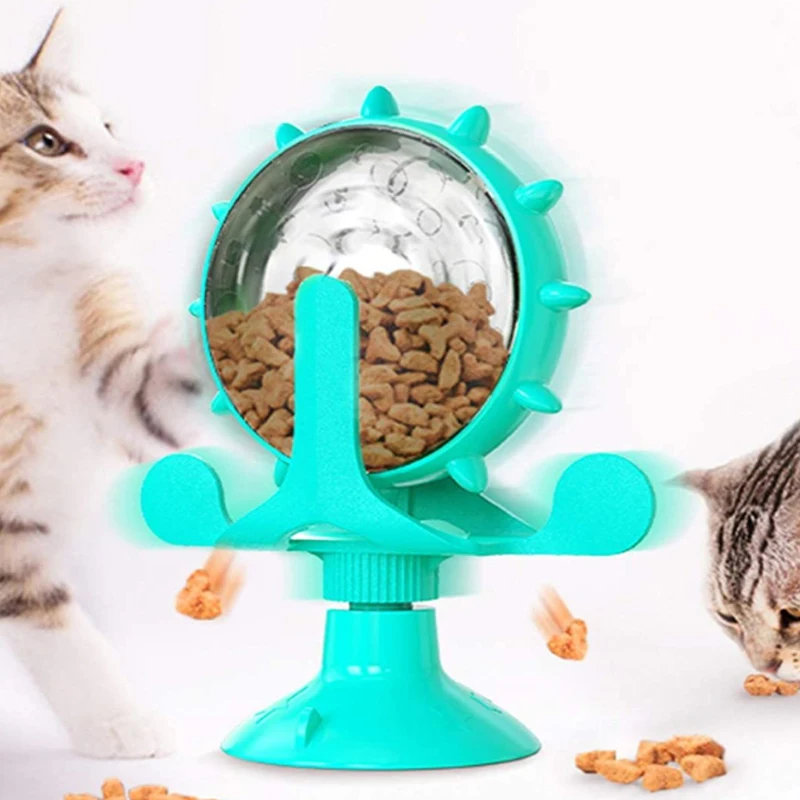 

Original Treat Leaking Cat Toy Interactive Rotatable Wheel Toy for Cats Kitten Dogs Pet Products Accessories for Dropshipping