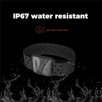 COOSPO HW807 HRV Heart Rate Monitor Armband Optical Outdoor Fitness Sensor Bluetooth 5.0 ANT+ IP67 Running Cycling for Wahoo 5