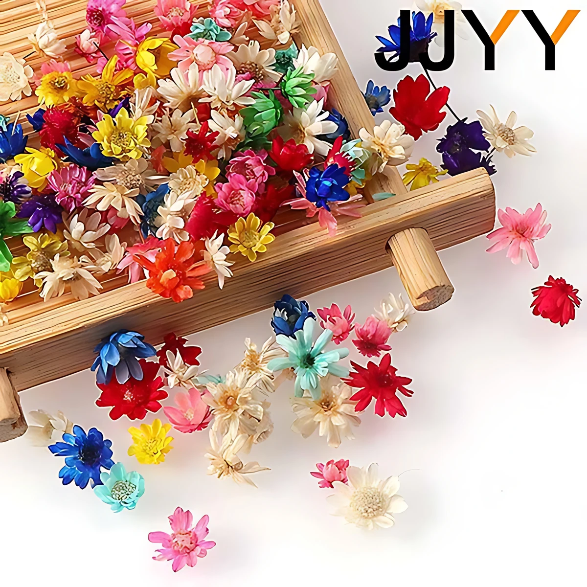 100pcs Dried Flowers With Epoxy or Resin DIY Candle Making or Jewelry Glass Fill 2