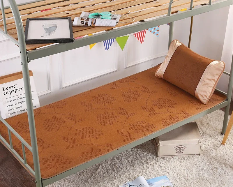 WASART 여름 시원한 대나무 등나무 매트리스 135x200 차가운 수면 매트 싱글 더블 접이식 냉각 아이스 시트 침대 보호 패드